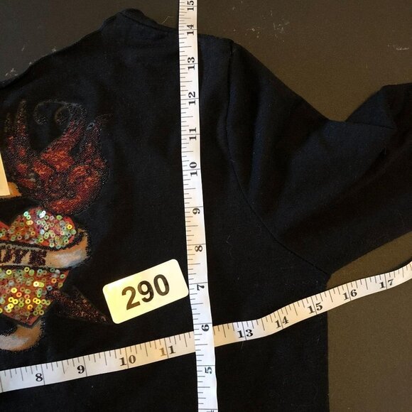 Cropped Tie Front Y2K Tattoo Top - Picture 8 of 8